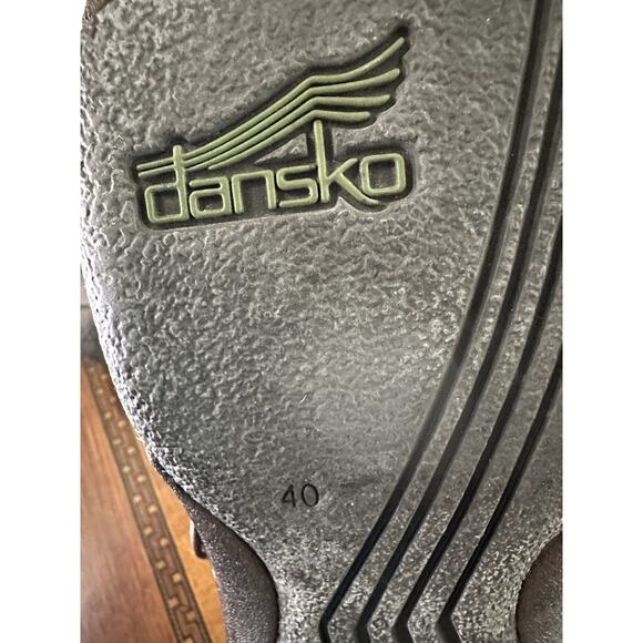 Dansko Kitty Jane US Women US 9.5 - 10 EU 40 Brown Leather Mary Jane Clogs - Picture 7 of 8